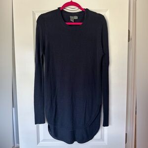 Navy Blue Long Sweater. Size medium.